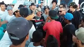 ARAPONGAS1°Evento HIPHOP BATALHA De RiMa  alkaida Vs Whiz MC [upl. by Oirad]