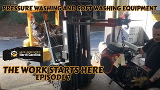 CUSTOM POWER WASHING EQUIPMENT  Building a pressure washing trailer  Episode 7 [upl. by Terza407]