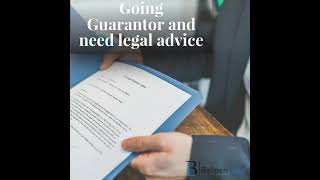 Going Guarantor and need legal advice [upl. by Siuqram]