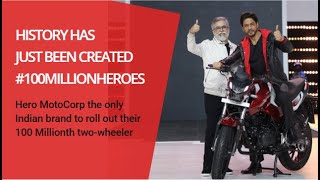 Hero MotoCorp 100 Million Achievement Live [upl. by Isnyl837]