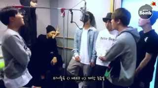 BANGTAN BOMB Recording I NEED U chorus in BTS choir  BTS 방탄소년단 [upl. by Sorenson854]