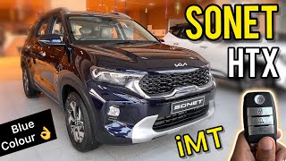 2023 Kia Sonet HTX iMT Detailed Walk Around Review 🔥 Price Features amp All Details [upl. by Pickford133]