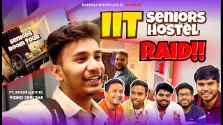 Raiding IIT Roorkee Seniors Hostel  Azad Bhawan  Hostel Room Tour VLOG 359365 [upl. by Fong]