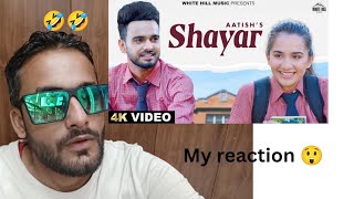 MY reaction 🤣 AATISH  SHAYAR Official Video Shaami  Sahil Sood  New Punjabi sagarg285 [upl. by Ataeb461]