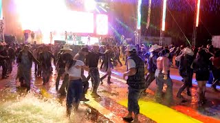 Huapangos con mucha LLUVIA con LOS CONTRABANDISTAS DE SAN LUIS  Peñasco Boda de Nelly y Emmanuel [upl. by Cooke]