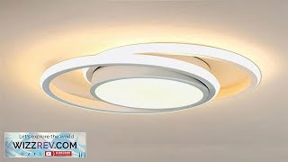 Modern Led Ceiling Lights Small Led Close to Ceiling Light Fixture 32W Review [upl. by Khalid]