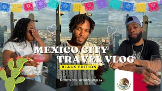 MEXICO CITY VLOG  RESTAURANTS BARS THINGS TO DO Black Edition [upl. by Atsirtal]