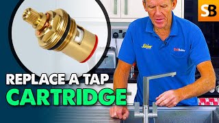 How to Replace a Ceramic Cartridge 💧 Dripping Tap Fix [upl. by Hersh409]