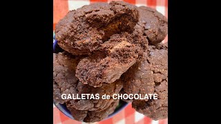 GALLETAS de CHOCOLATE [upl. by Airitak]