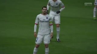 AS SaintEtienne  Paris SaintGermain FIFA 16  Ligue 1 20152016 23ème Journée  CPU Vs CPU [upl. by Chrisman]