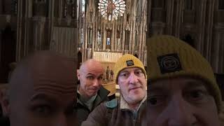 Dan amp Andy Visit Durham Cathedral  UNESCO  England visitengland travel discoverengland [upl. by Ilesara]