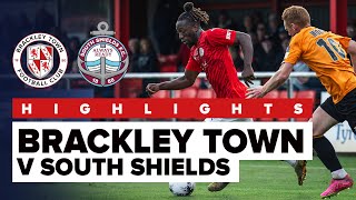 HIGHLIGHTS Brackley Town 11  South Shields  Saturday 28th October [upl. by Meara]