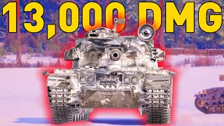 Centurion AX Crushing over 13000 DMG in World of Tanks [upl. by Granny]