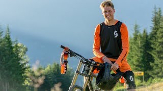 First Ride On My Downhill Bike In Whistler [upl. by Pogue884]