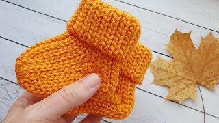 Crochet Baby Socks How to Crochet a Baby Socks Crochet pattern 03 36 612 months Crochet [upl. by Ened698]