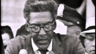 Bayard Rustin speaking at the March on Washington [upl. by Ahseyi278]