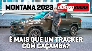 Chevrolet MONTANA 2023 conhecemos a NOVA PICAPE rival das Fiat Strada e Toro [upl. by Niltak504]