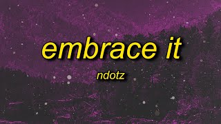 Ndotz  Embrace It Lyrics  miss if you got a bumper then shake it [upl. by Alben]