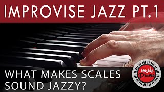 How to improvise Jazz Piano Part 1 The Bebop Scale [upl. by Margret205]