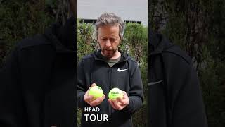 Wilson Trinity Tennis Balls – comparison to Head Tour pressureless tennis balls [upl. by Duwad]