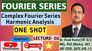 Complex Fourier Series  Harmonic Analysis  fourier series engineering mathematics  vkmpoint [upl. by Legra]