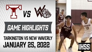 Tarkington vs New Waverly  Boys 2022 Basketball Highlights [upl. by Millian]