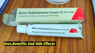 Silver Sulphadiazine Cream IP 1 ww UsesBenefits And Side Effects [upl. by Aynahs927]