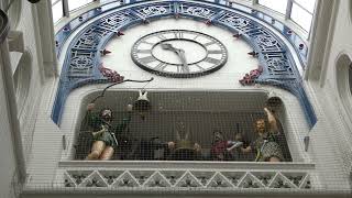 leeds thorntons arcade clock chiming [upl. by Pirali421]