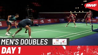 BWF Thomas Cup  AstrupRasmussen DEN vs PopovPopov FRA  Group B [upl. by Aikan205]