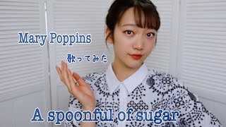 メリーポピンズより「A spoonful of sugar」歌ってみた [upl. by Moia]