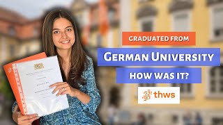 International Student in Germany🧑‍🎓🇩🇪 Finished Bachelors Degree at THWS  My Experience and Diploma [upl. by Lengel]