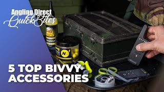 5 Top Bivvy Accessories – Carp Fishing Quickbite [upl. by Ylatfen876]