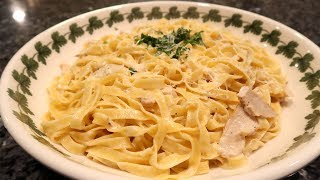 Fettuccine Alfredo with Chicken Recipe [upl. by Siron]