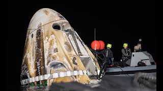 NASAs SpaceX Crew5 Mission Splashdown Official NASA Broadcast [upl. by Otokam]