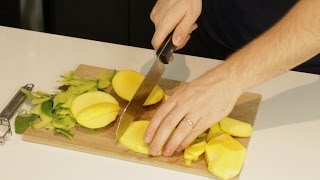 How to Peel a Mango  The Top 2 Best Ways [upl. by Ruffina]