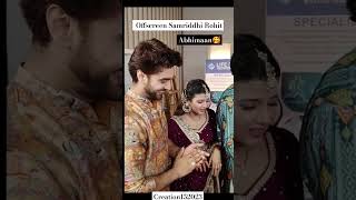 Offscreen Rohit amp Samriddhi yehrishtakyakehlatahai trending shorts abhira armaan abhimaan [upl. by Aikimat]