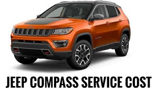 Jeep Compass Service Cost💰 With Bill [upl. by Yetsirhc]