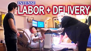 A VERY EMOTIONAL LIVE BIRTH VLOG  LABOR AND DELIVERY [upl. by Oicirbaf]