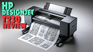 HP DesignJet T230  Best Large Format Inkjet Printer  2024 Review [upl. by Taggart]