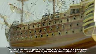 HMS VICTORY Model Ship by OMH [upl. by Notyard781]