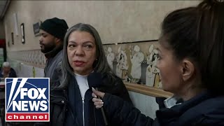 AOC constituents rage over crime migrants Cant walk around after 7pm [upl. by Buchalter712]