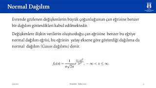 7 Benzetimde İstatistik ve Olasılık 2 [upl. by Fenella]