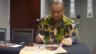 Private Autograph Signing with CaryHiroyuki Tagawa of Mortal Kombat  TopSignaturescom [upl. by Broddy]