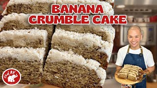 CHEF RV’s SECRET TO A VERY MOIST BANANA CRUMBLE CAKE [upl. by Jilleen783]