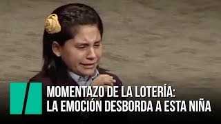 El momentazo emotivo con el que esta niña ha inaugurado la Lotería de Navidad 2018 [upl. by Ranzini]