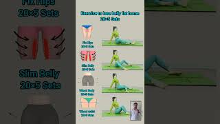 Exercise to lose belly fat home motivation homeworkoutroutine [upl. by Yemar748]