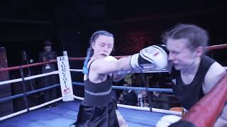 Lesley Baird V Neve Morris  DKM Plush Boxing  Pryzm Kingston  20032022 [upl. by Ahsrats]