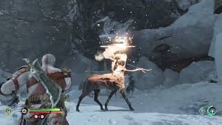 God of War Ragnarok Shores of Nine Oarsmen Nornir Chest Area Defeat Stalker [upl. by Cirle]