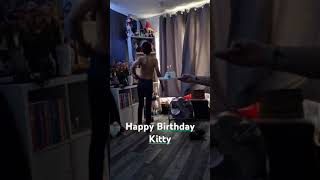 Dougie is singing Happy Birthday to kitty autism funny kids autismrocks autismawareness [upl. by Marys]