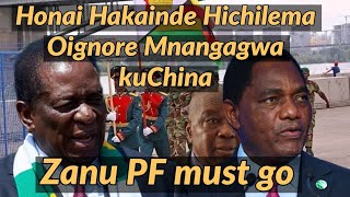 Honai Hakainde Hichilema Oignore Mnangagwa kuChina 🇿🇼🇿🇼🇿🇼🇿🇼 [upl. by Tova]